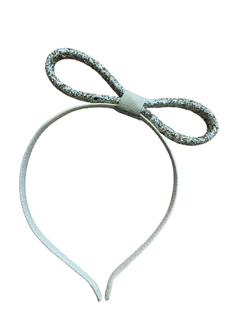 Cerchieto con fiocco glitter Rò Rò | CR425PAN